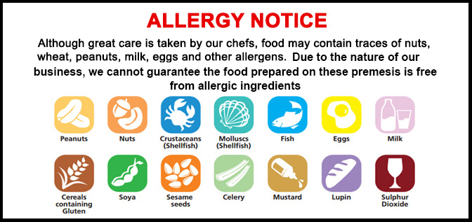 Food Allergy Notice