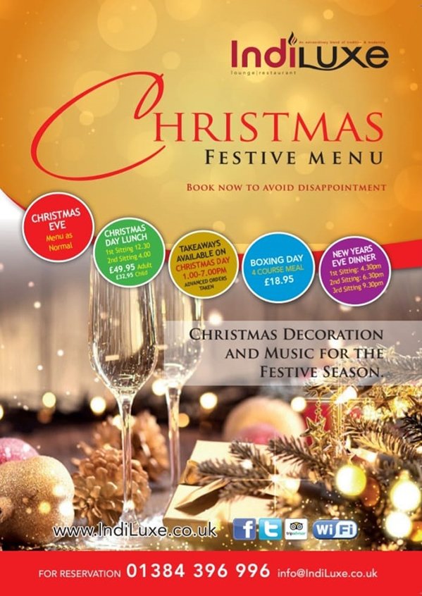 Christmas Festive Menu